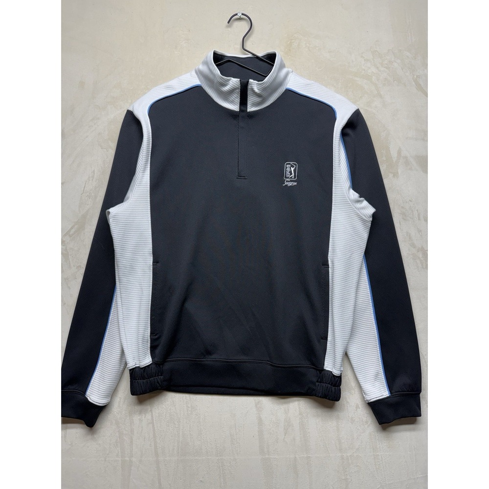 Cutter & Buck Jacket Mens Large TPC Sawgrass Golf 1/4 Zip Pullover Sweatshirt